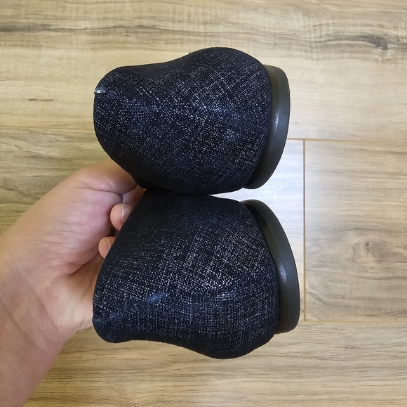 Tory Burch "Rosalind" Denim leather Pointed Toe Flats, size US 8.5 - Picture 6 of 17